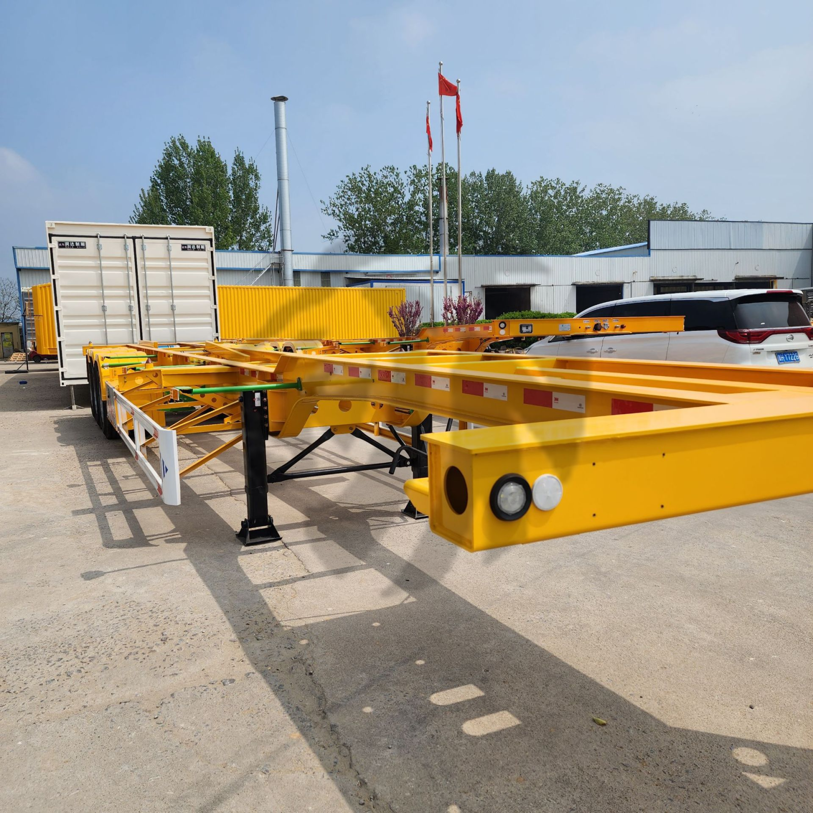 Châssis porte-conteneur 40FT à 2 essieux