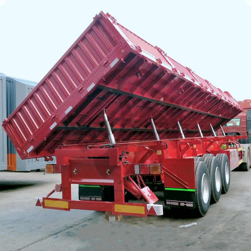 Semi-remorque à benne latérale de 60 tonnes
