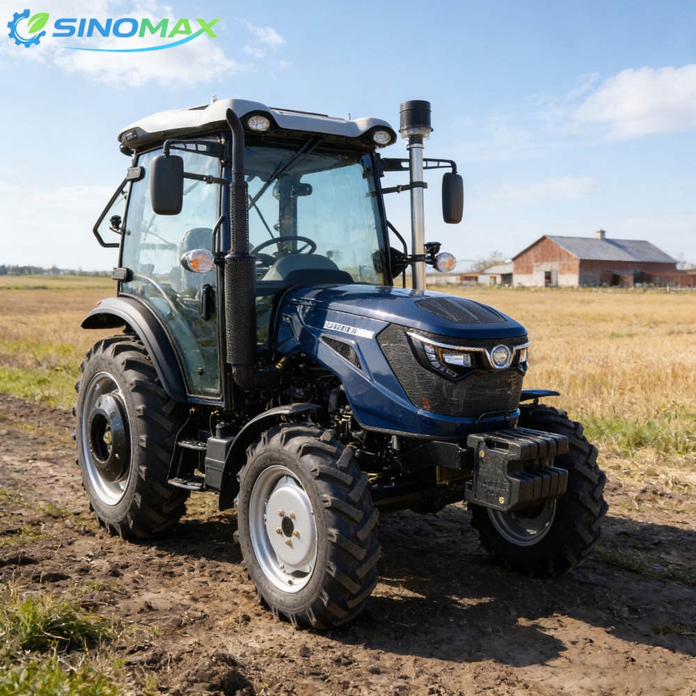 TE Chassis 50 HP Blue Tractor with Cab