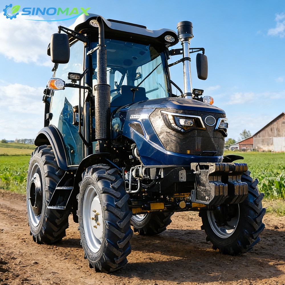 TE Chassis 50 HP Blue Tractor with Cab