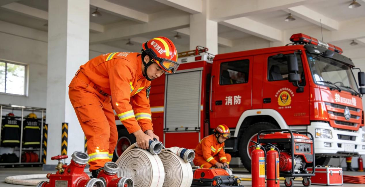 262 new firefighters in China have completed training and are officially heading to grassroots positions