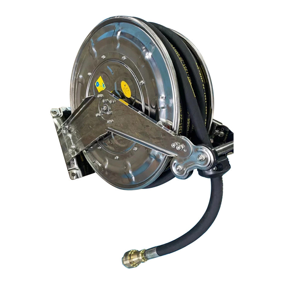 Stainless steel fire hose reel