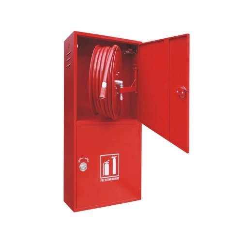 Wall mounted lifting fire cabinet