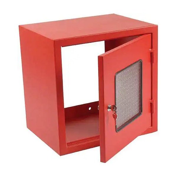 Glass window fire box