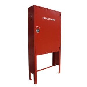 Outdoor self operated fire cabinet