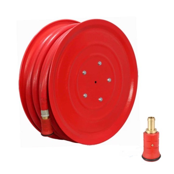 Manual swing fire hose reel