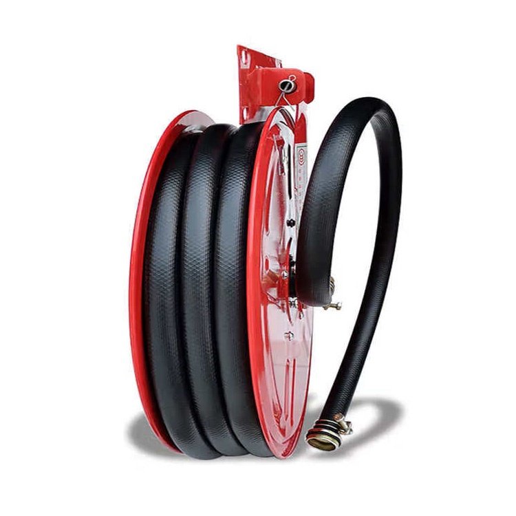 Manual swing fire hose reel inlet