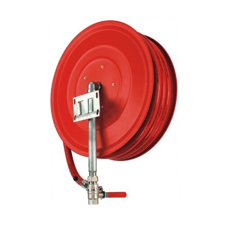 Manual fixed fire hose reel