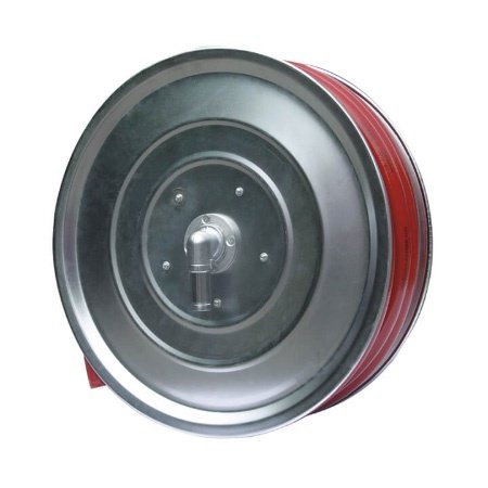 Automatic swinging fire hose reel