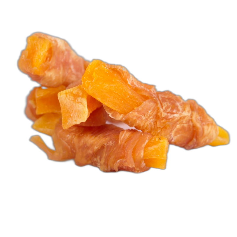 Sweet Potato Wrapped With Chicken