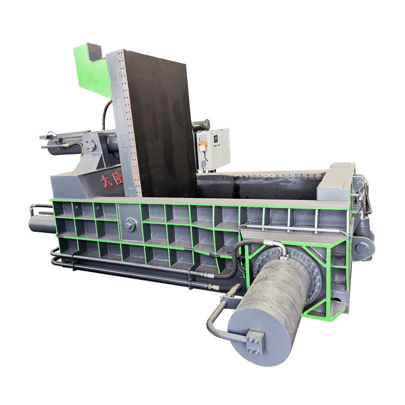 Full Automatic PLC Control 200ton Metal Baler Recycling Equipment