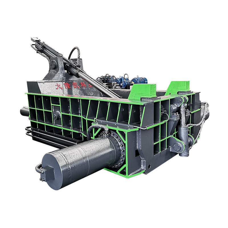 PLC Control Waste Metal Baling Press Machine For Recycling Plant