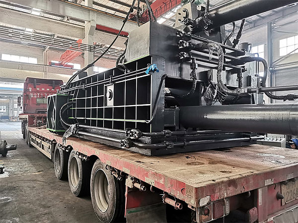 Packaging & Shipping Of Y81QF-250 Scrap Steel Metal Baler Compress Machine