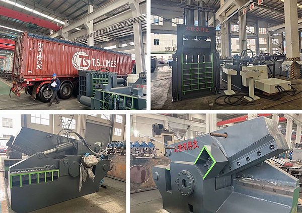 Vertical Metal Baler And Alligator Shear Shipping To Philippines