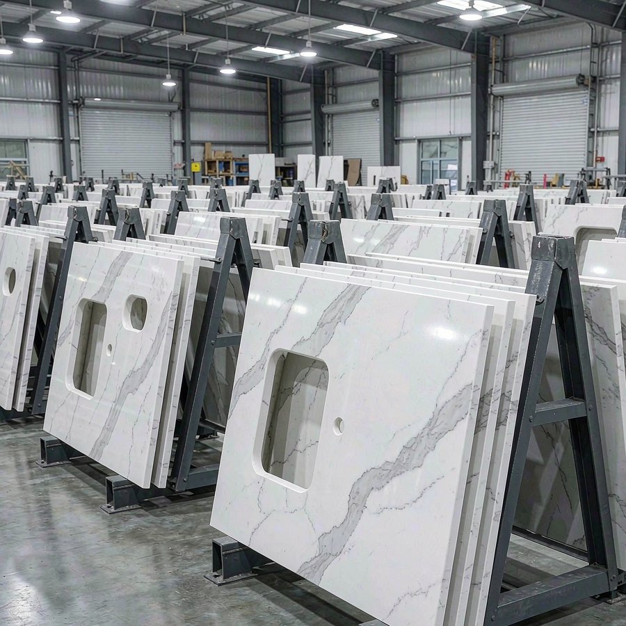 Quartz Vanity Tops: Sizes, Sinks & Edge Profiles