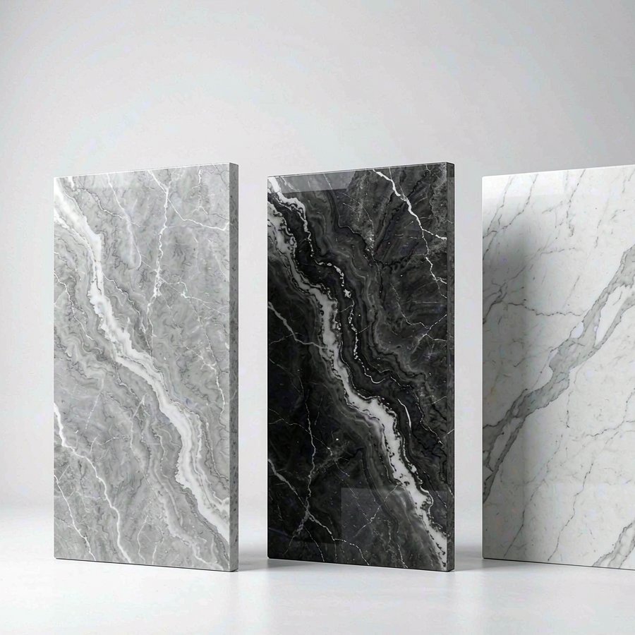 1790759664963849652610383872.jpg Three quartz colours matching carrara and arabescato marble looks