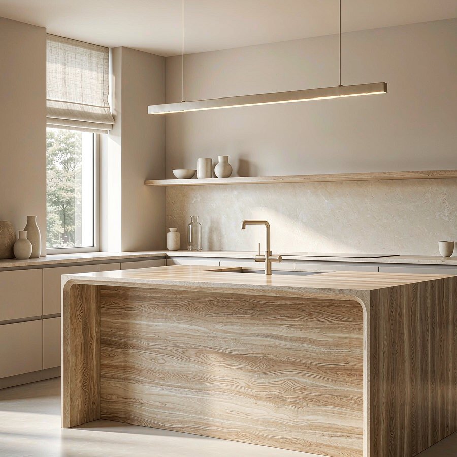 1790760846963854609333993472.jpg Warm natural and wood grain quartz surfaces in a modern interior