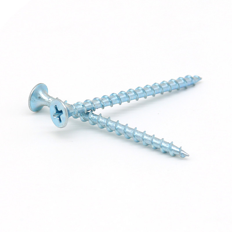 Blue-white Zinc Plated Drywall Screws