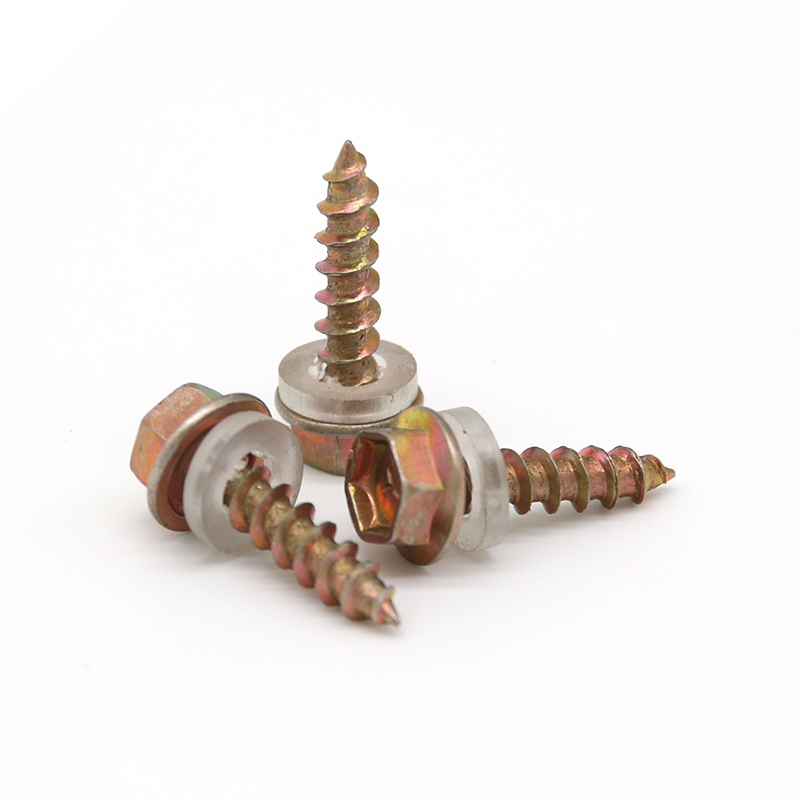 Hex flange wood screws