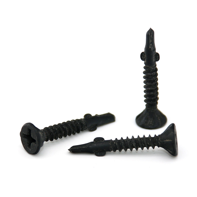 Phosphated Flanged Countersunk Self-Drilling Screws