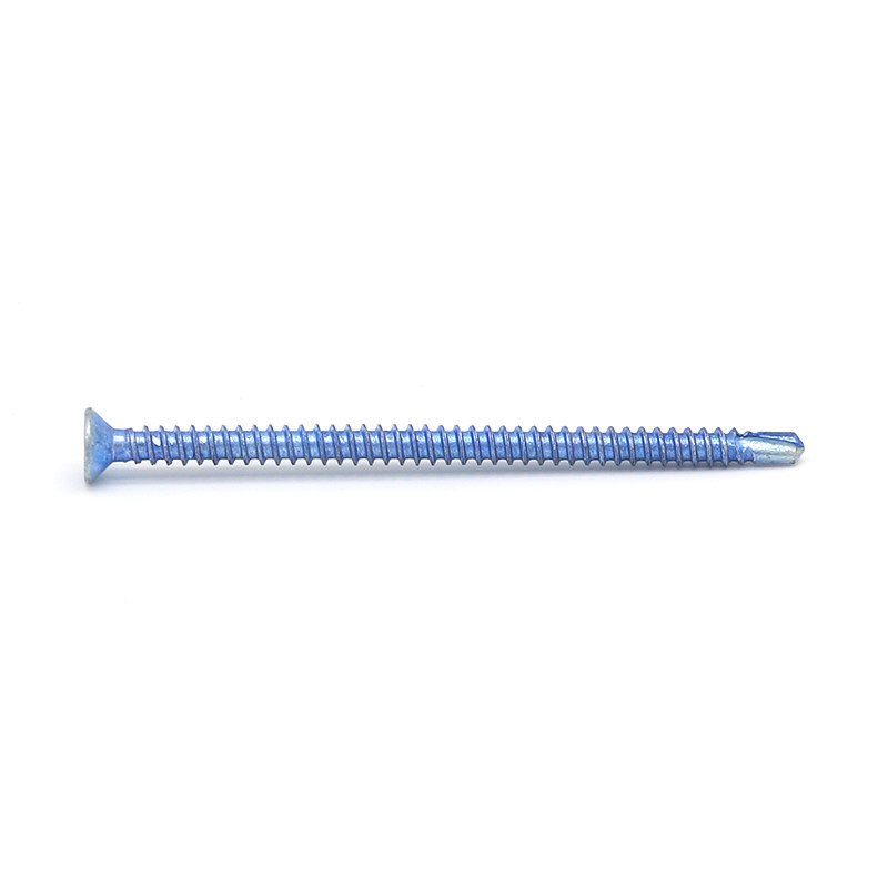 Countersunk Head Blue Zinc Plated Self-Drilling Screws