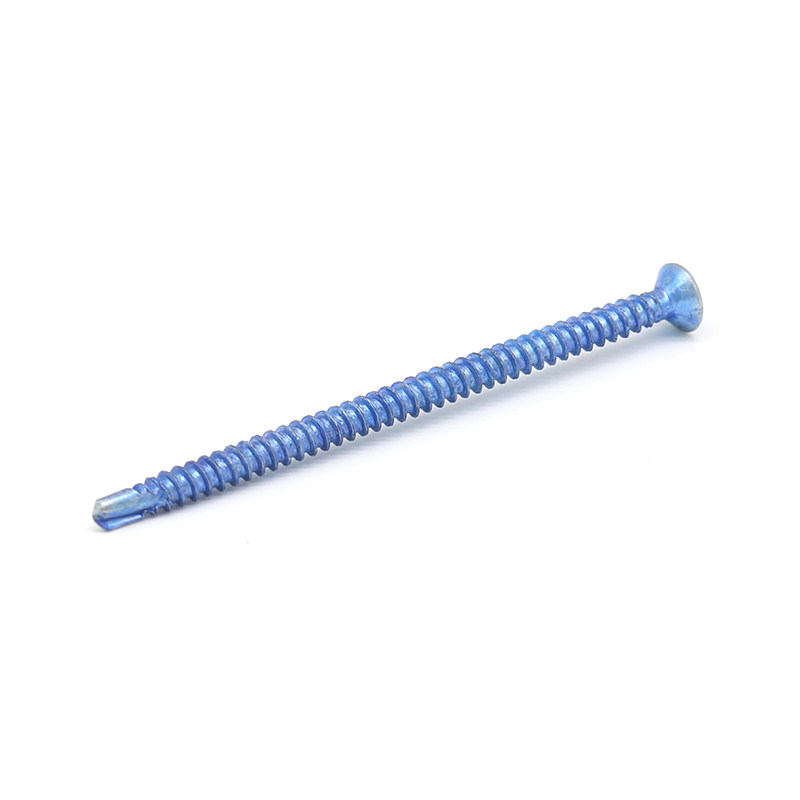 Countersunk Head Blue Zinc Plated Self-Drilling Screws