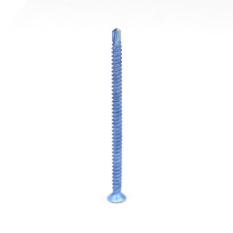 Countersunk Head Blue Zinc Plated Self-Drilling Screws