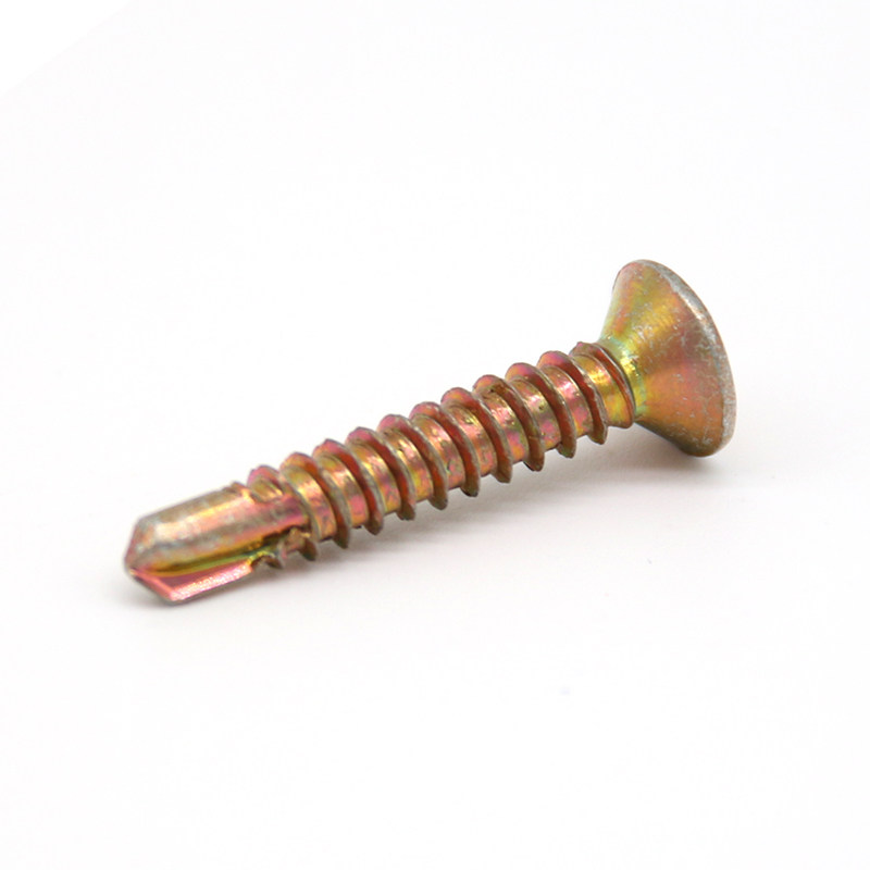 Countersunk Head Color Zinc Plated Self-Drilling Screws