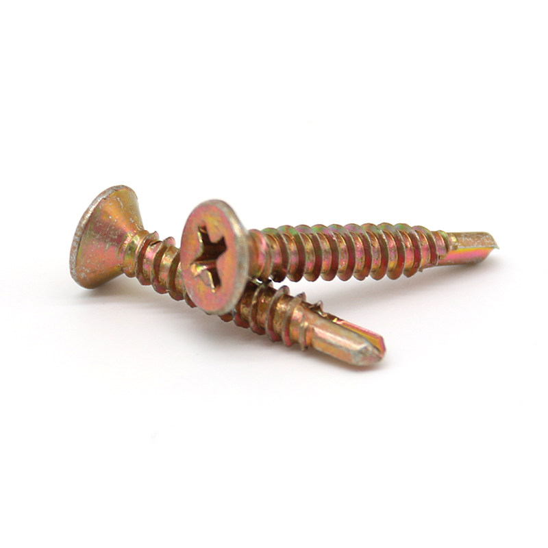 Countersunk Head Color Zinc Plated Self-Drilling Screws