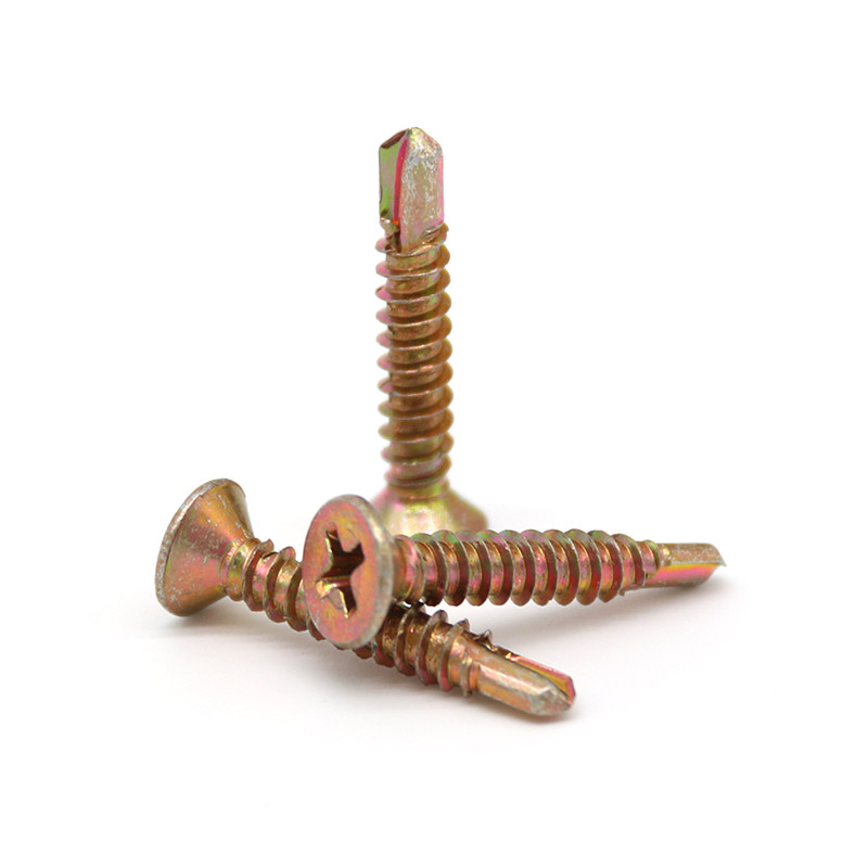 Countersunk Head Color Zinc Plated Self-Drilling Screws