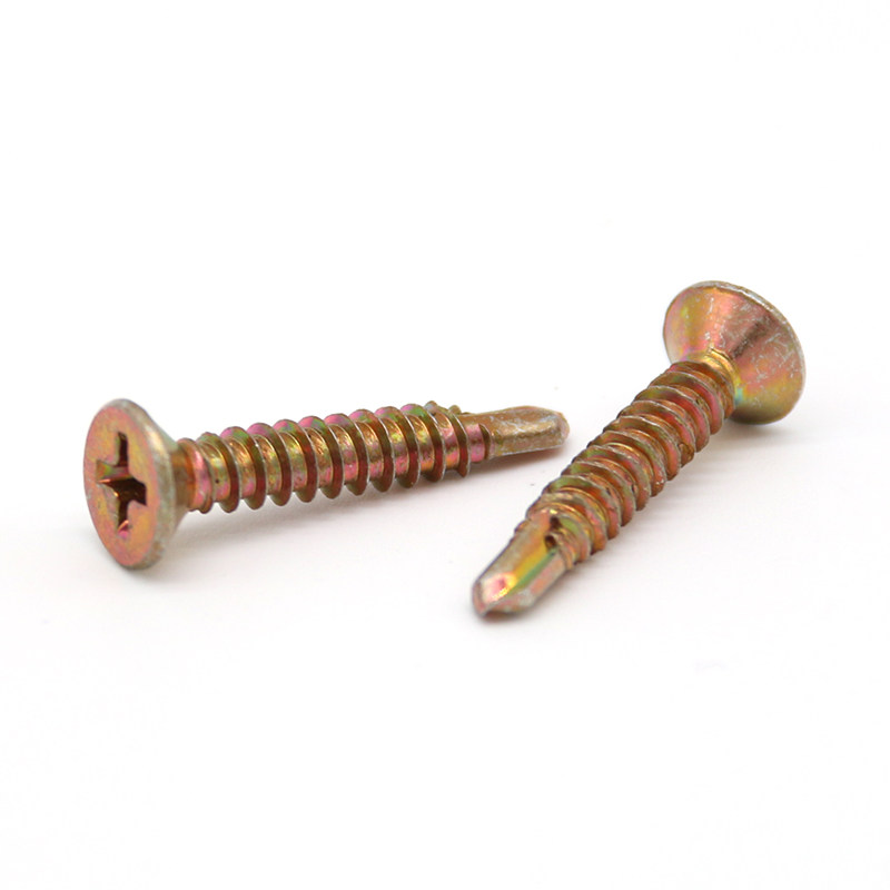 Countersunk Head Color Zinc Plated Self-Drilling Screws