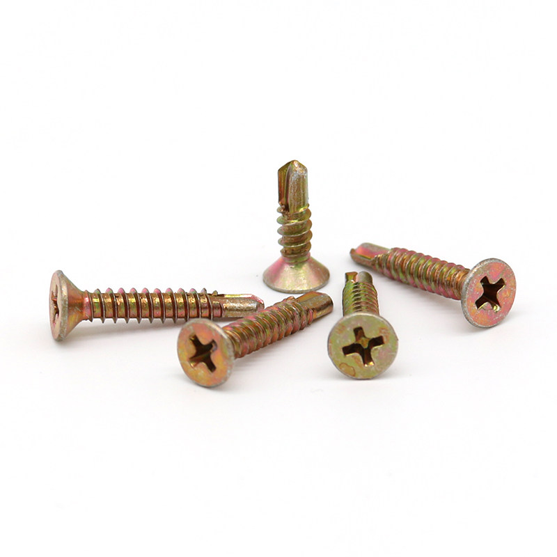 Countersunk Head Color Zinc Plated Self-Drilling Screws