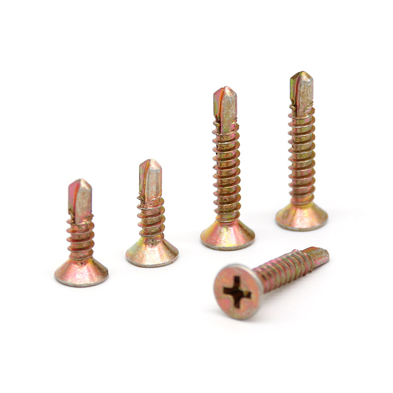 Countersunk Head Color Zinc Plated Self-Drilling Screws