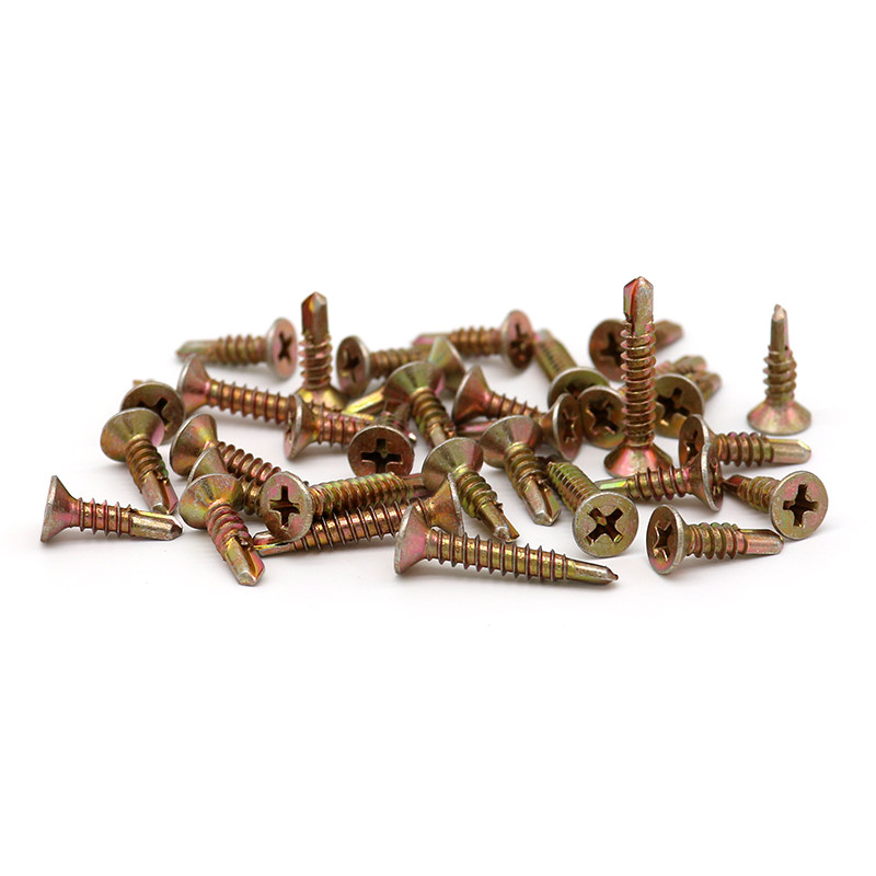 Countersunk Head Color Zinc Plated Self-Drilling Screws