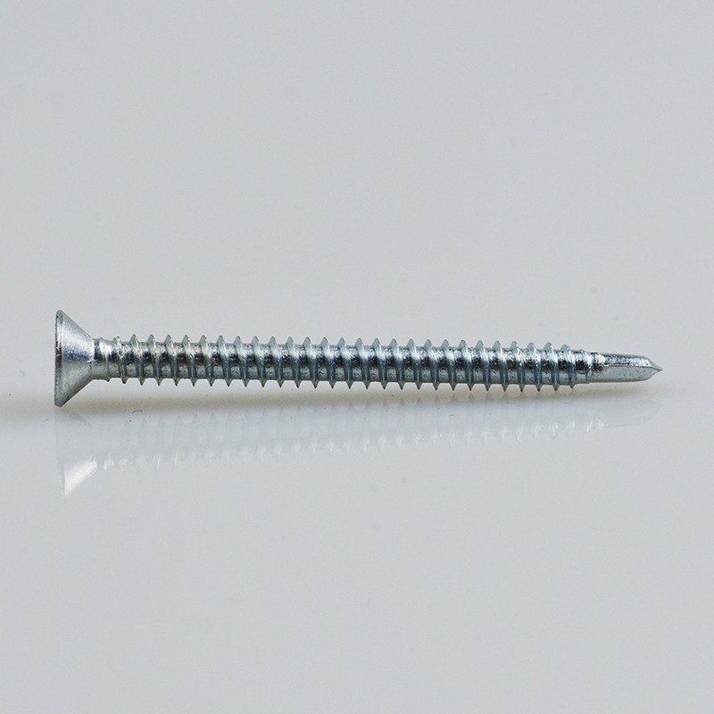 Countersunk Head Blue-white Zinc Plated Self-Drilling Screws
