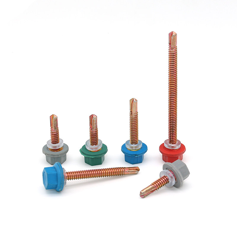 Hexagon Head Nylon Capped Self-Drilling Screws