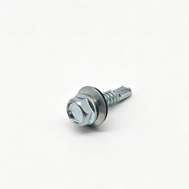 Zinc Plated Hex Self-Drilling Screws with Composite Washers
