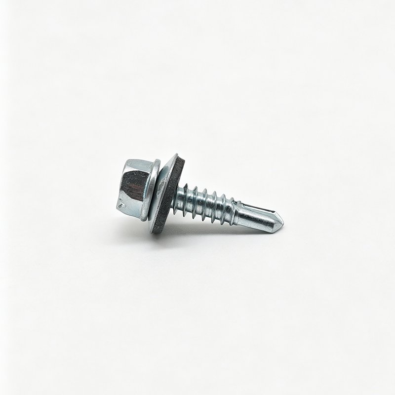 Zinc Plated Hex Self-Drilling Screws with Composite Washers