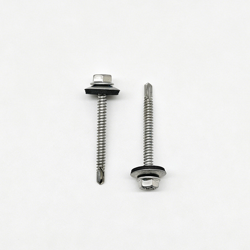 Zinc Plated Hex Self-Drilling Screws with Composite Washers