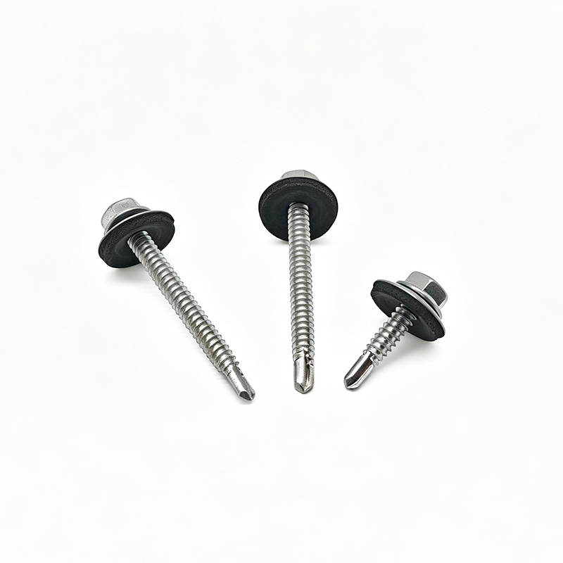 Zinc Plated Hex Self-Drilling Screws with Composite Washers