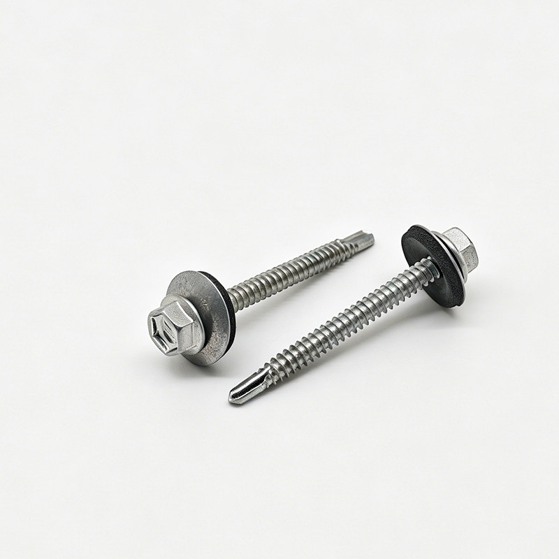 Zinc Plated Hex Self-Drilling Screws with Composite Washers
