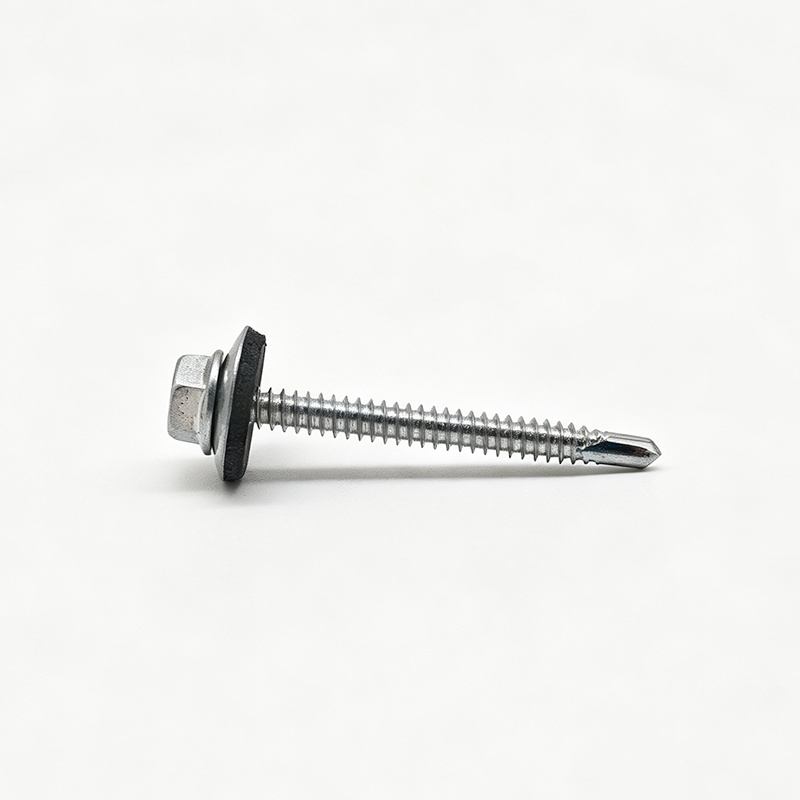 Zinc Plated Hex Self-Drilling Screws with Composite Washers