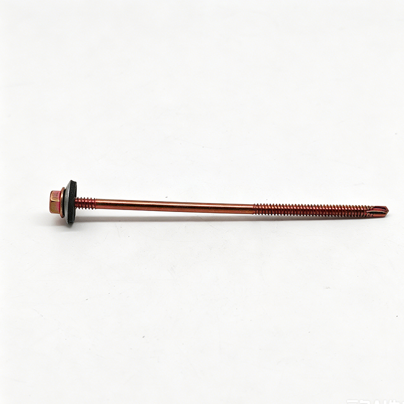 Color Zinc Plated Self-Drilling Screws with Composite Washers