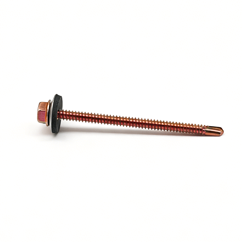 Color Zinc Plated Self-Drilling Screws with Composite Washers
