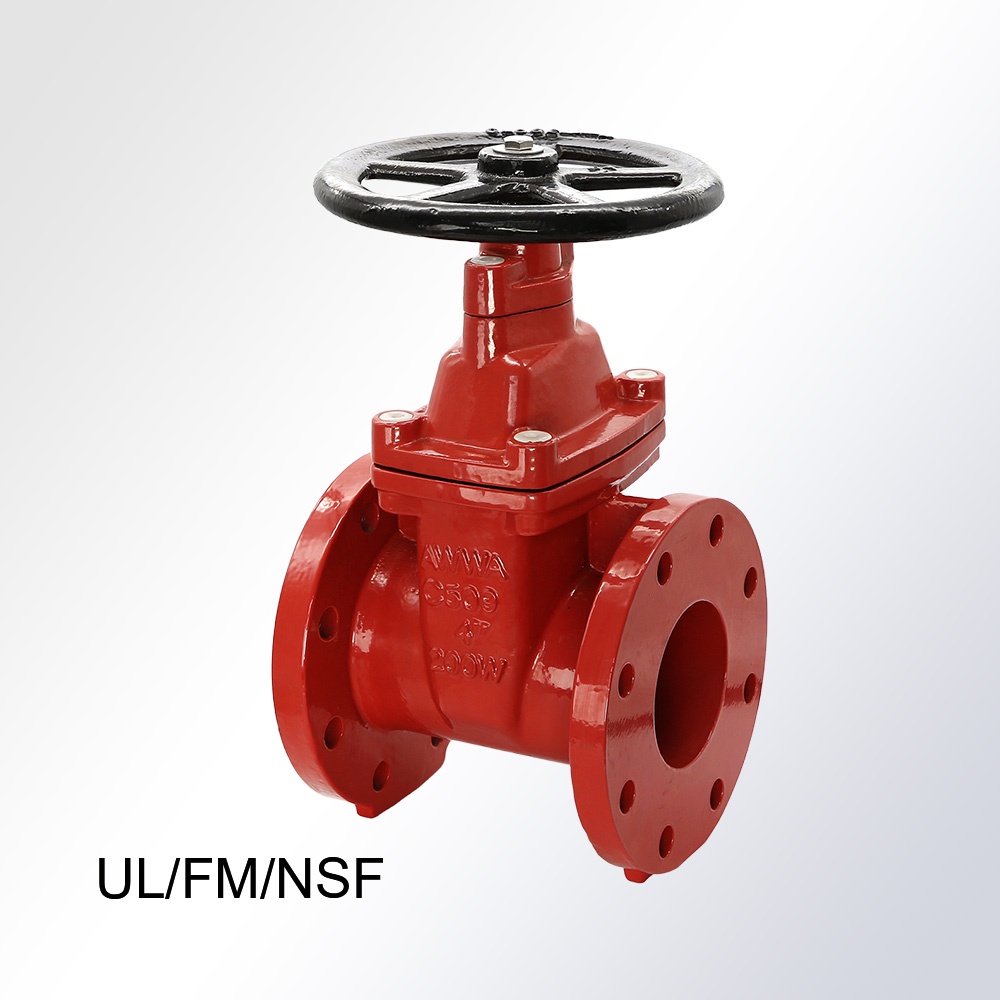 AWWA C515 NRS Resilient Seated Gate Valve,Flanged Ends
