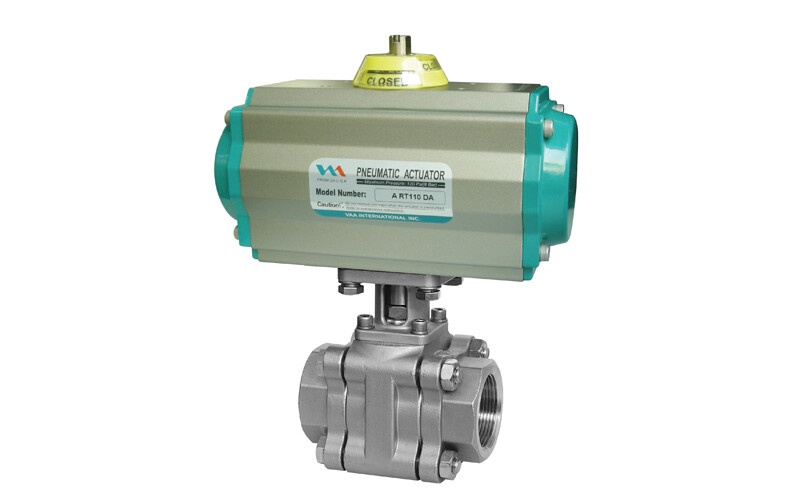Threaded ball valve