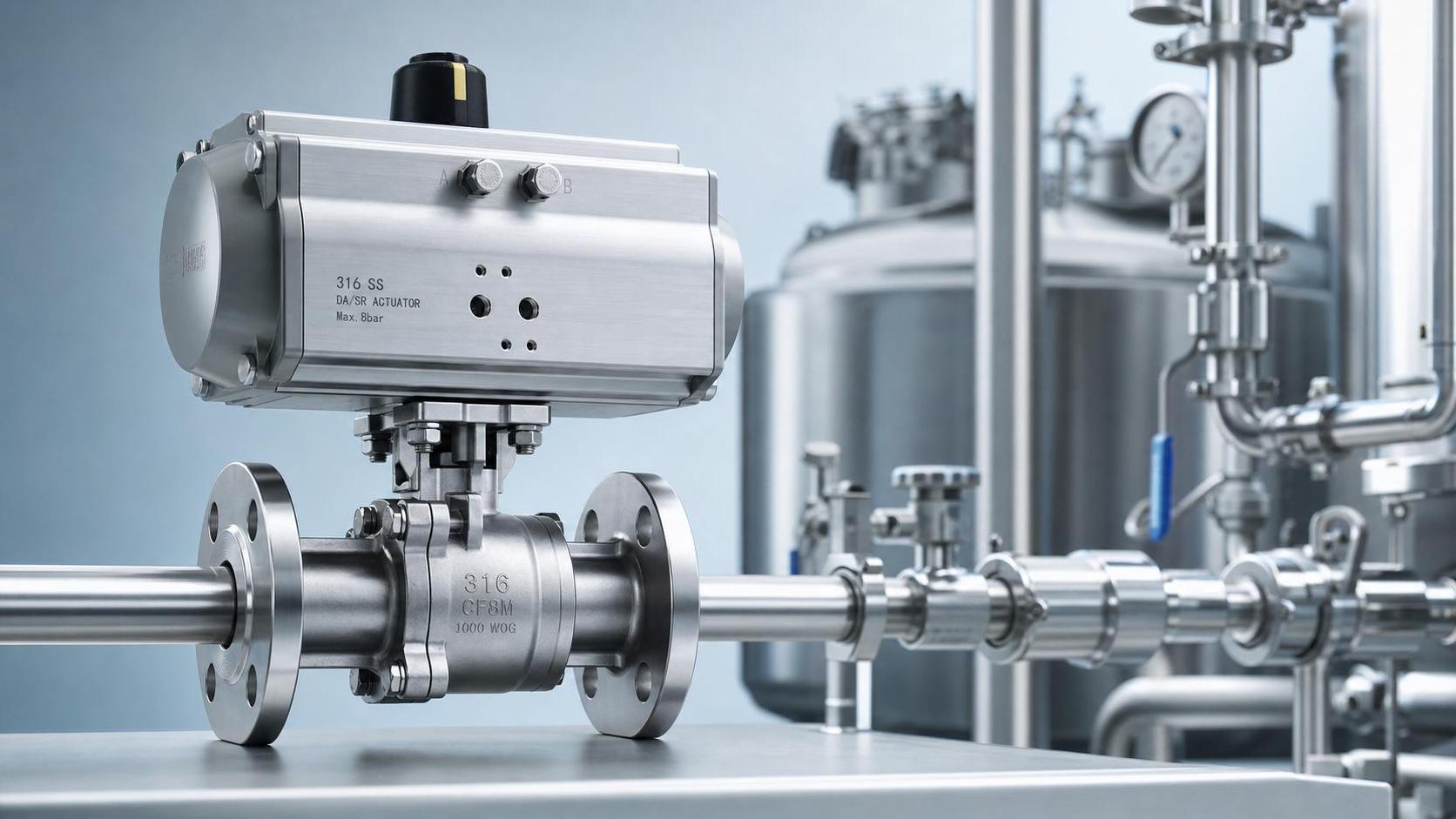 Cost Drivers of a Stainless Steel Pneumatic Actuator: Material, Seals, and Mounting